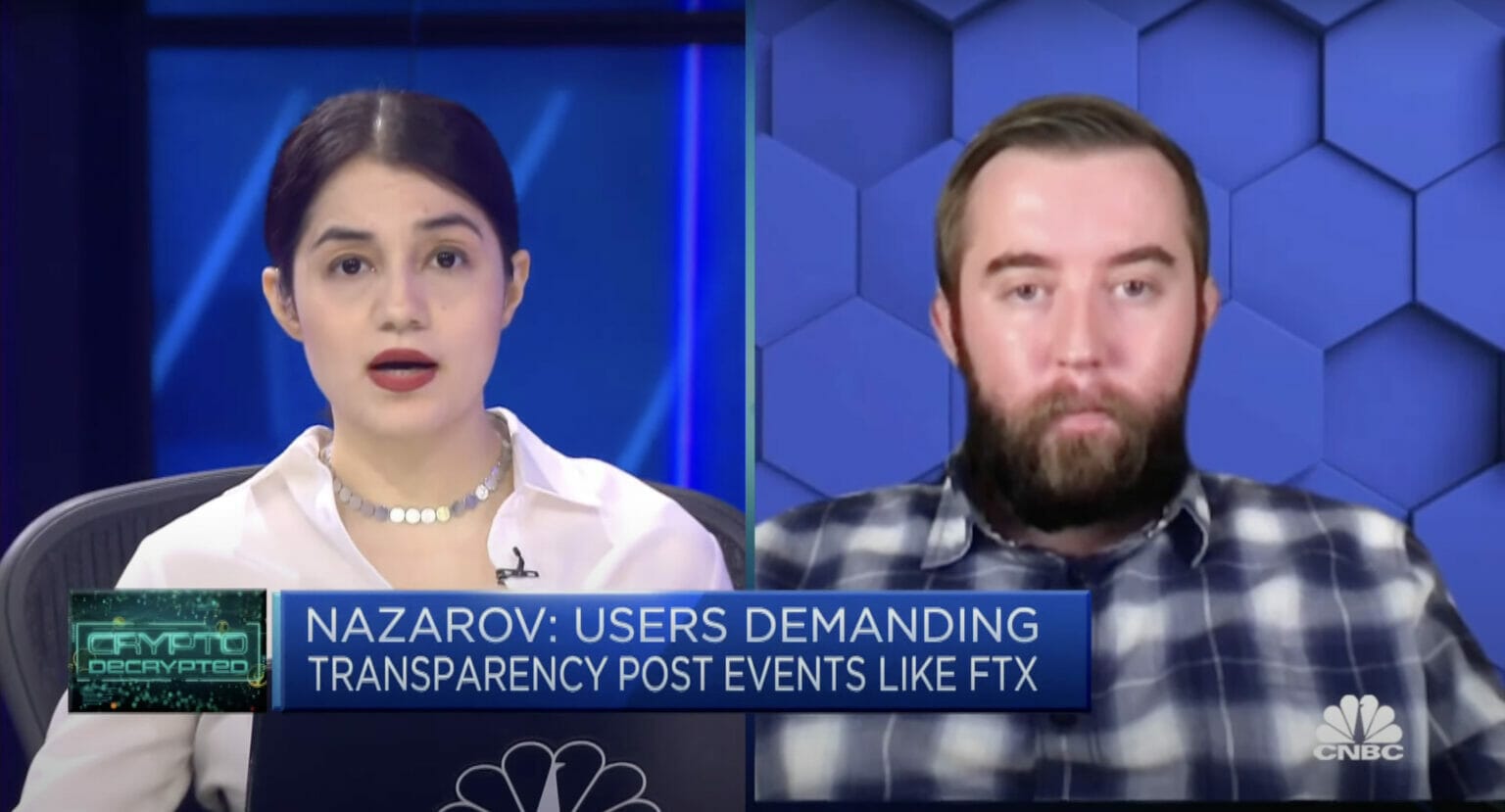 On Cnbc’s Street Signs, Sergey Nazarov Says Proof Of Reserve Brings 